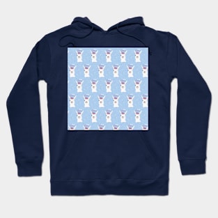 Party Llama Pattern Hoodie